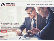 Tablet Screenshot of analytixit.com